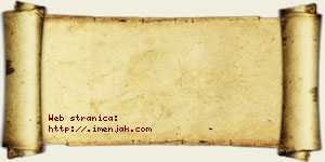 Irena Simjanović vizit kartica